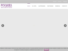 Tablet Screenshot of hotelpesquera.com